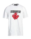 Dsquared2 Man T-shirt White Size S Cotton In White