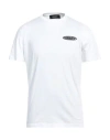 Dsquared2 Man T-shirt White Size M Cotton In White