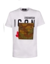 Dsquared2 Man T-shirt White Size S Cotton