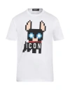 Dsquared2 Icon Pixel-print T-shirt In White