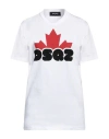 Dsquared2 Dsq2-print Short-sleeve T-shirt In White