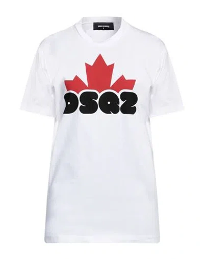 Dsquared2 Man T-shirt White Size Xs Cotton