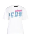 Dsquared2 Man T-shirt White Size Xs Cotton In White