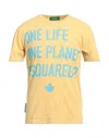 Dsquared2 T-shirts In Yellow