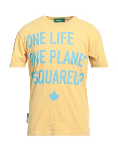 Dsquared2 T-shirts In Yellow