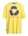 Dsquared2 Man T-shirt Yellow Size Xl Cotton