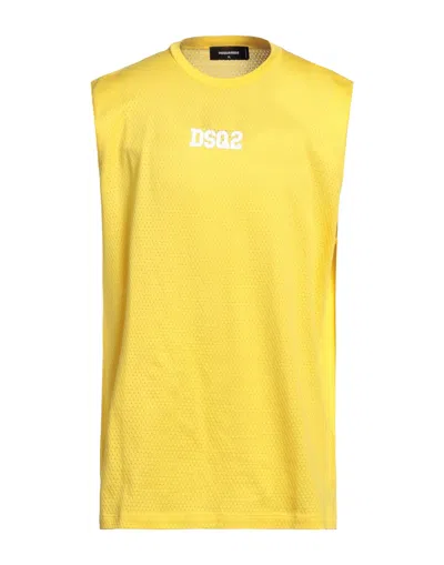 Dsquared2 T-shirts In Yellow