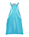 Dsquared2 Man Tank Top Azure Size M Polyester In Blue
