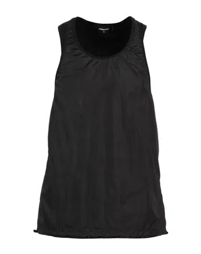 Dsquared2 Man Tank Top Black Size L Cotton, Polyamide