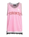 Dsquared2 Man Tank Top Pink Size L Polyester In Pink