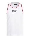 Dsquared2 "cotton Dsq2 Cool Tank In White
