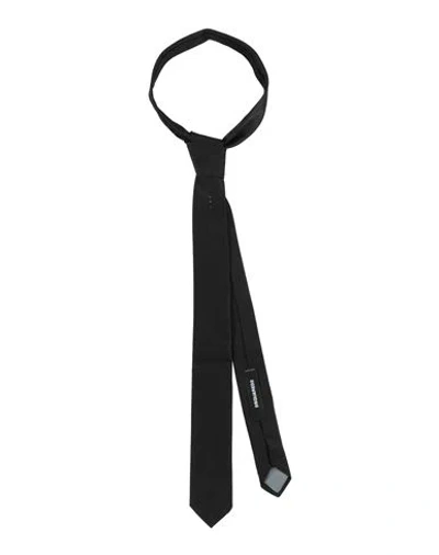 Dsquared2 Man Ties & Bow Ties Black Size - Silk