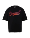 Dsquared2 Dsquared Loose Fit Sponge Patch T-shirt In Black