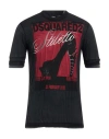 Dsquared2 Graphic-print T-shirt In Black