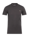 Dsquared2 Man T-shirt Charcoal Size Xs Cotton In Gray