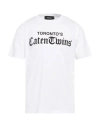 Dsquared2 White Crewneck Printed T-shirt In White
