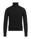Dsquared2 Man Turtleneck Black Size L Wool In Black