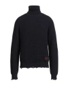 Dsquared2 Navy Blue Turtleneck Sweater In Wool