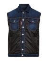 Dsquared2 Man Vest Black Size 38 Cotton, Elastane, Polyester