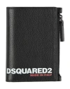 Dsquared2 Man Wallet Black Size - Leather In Black