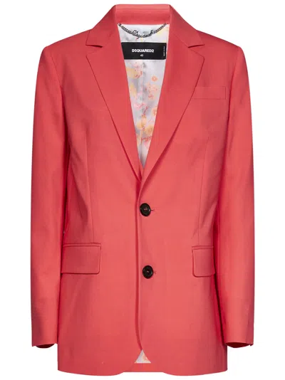 Dsquared2 Manhattan Slouch Suit In Naranja