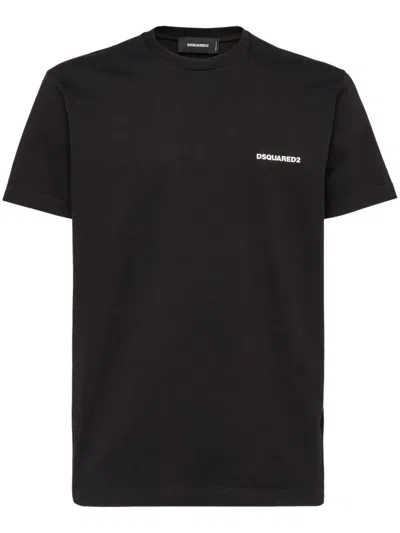 Dsquared2 Cool Fit Cotton T-shirt In Black