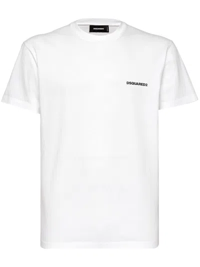 DSQUARED2 MAP-PRINT COTTON T-SHIRT