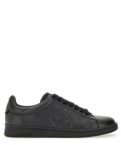 Dsquared2 Maple Boxer Sneakers In Black
