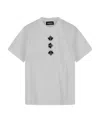 Dsquared2 Teen Maple Leaf-print T-shirt In White