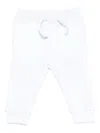 Dsquared2 Maple-leaf Drawstring Trousers In White