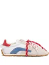 Dsquared2 Maple Leaf Lace Up Sneakers In Multi