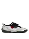 Dsquared2 Maple-leaf Leather Sneakers In Multicolour