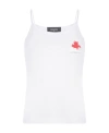 Dsquared2 Maple Leaf Logo-print Vest Top In White