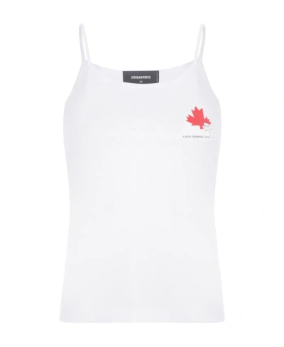 DSQUARED2 DSQUARED 2 LOGO PRINT VEST TOP
