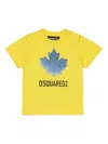 Dsquared2 Maple Leaf Logo T-shirt In Animal Print