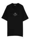 Dsquared2 Maple-leaf Logo T-shirt In Black