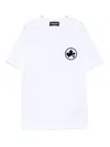 Dsquared2 Maple-leaf Logo T-shirt In White