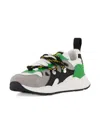 Dsquared2 Maple-leaf Panelled Sneakers In Multi