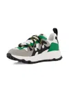 Dsquared2 Maple-leaf Panelled Sneakers In Multi