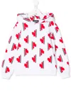 Dsquared2 Maple Leaf Print Hoodie In White