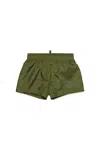 Dsquared2 Shorts Con Maple Leaf In Green