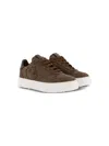 Dsquared2 Maple Leaf Suede Sneakers In Brown