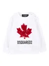 Dsquared2 Maple-leaf Sweatshirt In White