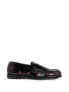 Dsquared2 Maple-leaf Loafers In Black