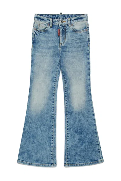 DSQUARED2 JEANS BOOTCUT MARMORIZZATO