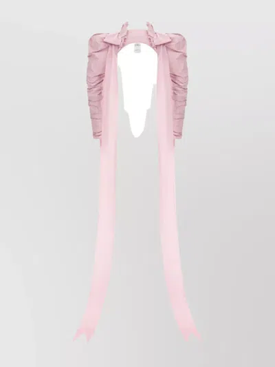 Dsquared2 Marie Antoniette Shrug Bow Tie Design In Pink