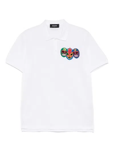 Dsquared2 Patch-applique T-shirt In White