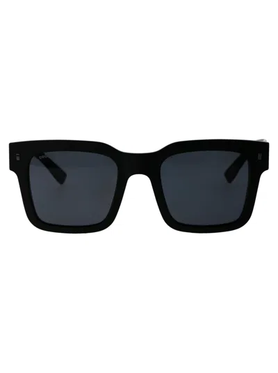 DSQUARED2 DSQUARED2 MATTE BLACK ACETATE SUNGLASSES