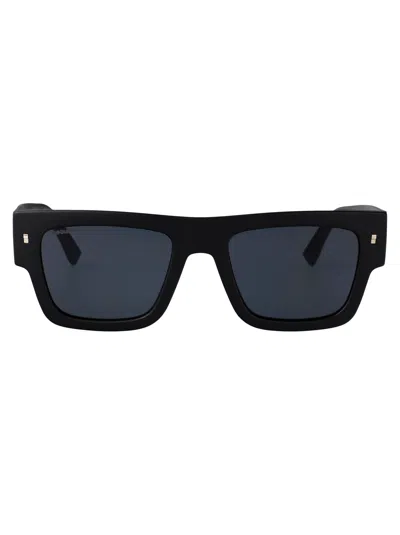 Dsquared2 Matte Black Injectate Sunglasses