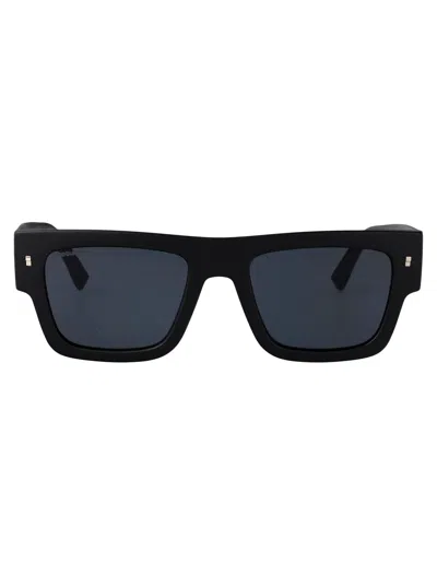 Dsquared2 Matte Black Injectate Sunglasses